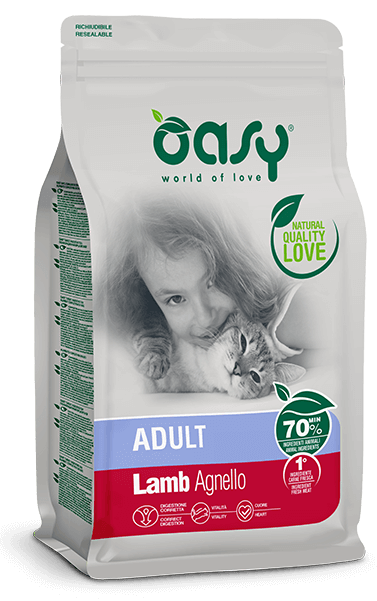 Oasy Lifestage Adult Agnello per Gatti