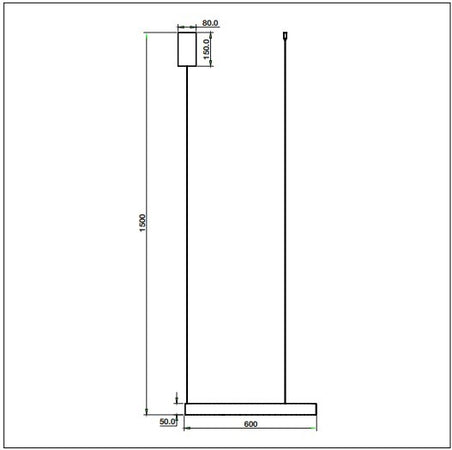 Sospensione semicircolare Led cct Legno 30W 3900Lm 60X60X150Cm