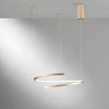 Lampadario Led cct Oro 38W 6090Lm 60X150X12Cm