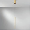 Sospensione tubolare singola Led Oro 5W 470Lm 200X6X2,5 Cm
