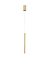 Sospensione tubolare singola Led Oro 5W 470Lm 200X6X2,5 Cm