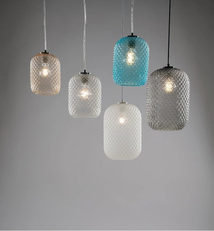 Lampadario a sospensione Sferica Trasparente 1Xe27 40X150X10Cm