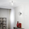 Plafoniera in vetro soffiato Trasparente 1Xe27 30X23X9Cm