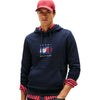 Tommy hilfiger felpa blu con cappuccio MW0MW41332DW5