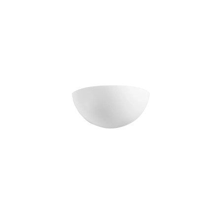Applique Led in gesso verniciabile PIZNAIR 6W con interruttore cct 18 cm.