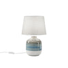 Lampada da tavolo grigio- azzurro 1XE27 25X25X39CM