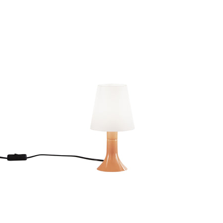 Lampada da tavolo con lumetto e diffusore in PC ARANCIONE 24,5X13X9 cm