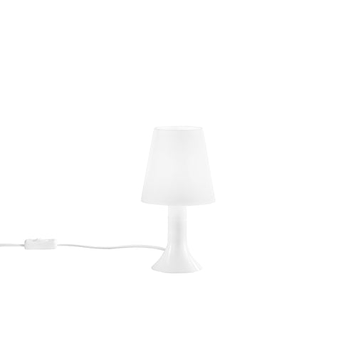 Lampada da tavolo con lumetto e diffusore in PC Bianco 24,5X13X9 cm