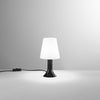 Lampada da tavolo con lumetto e diffusore in PC Nero 24,5X13X9 cm