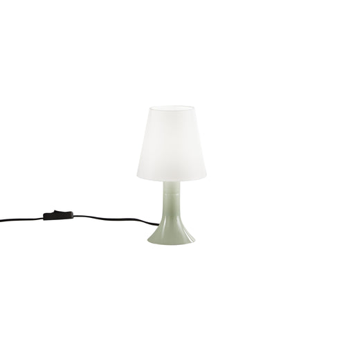 Lampada da tavolo con lumetto e diffusore in PC VERDE 24,5X13X9 cm