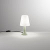 Lampada da tavolo con lumetto e diffusore in PC VERDE 24,5X13X9 cm