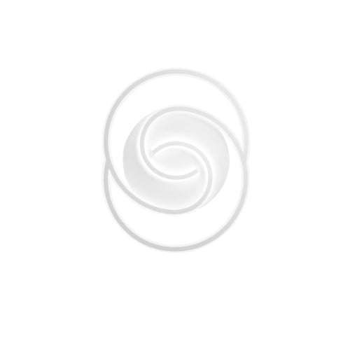 Plafoniera Ovale, struttura in metallo e diffusore in silicone Bianco 60X48X6 CM