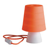 Lampada da tavolo in silicone, colore Arancione 20X13 CM