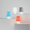 Lampada da tavolo in silicone, colore Grigio 20X13 CM