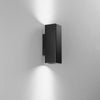 Applique in metallo Nero 18x7x5 cm