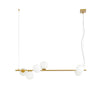 Lampadario a sospensione in metallo Oro 120X150X33,4 CM