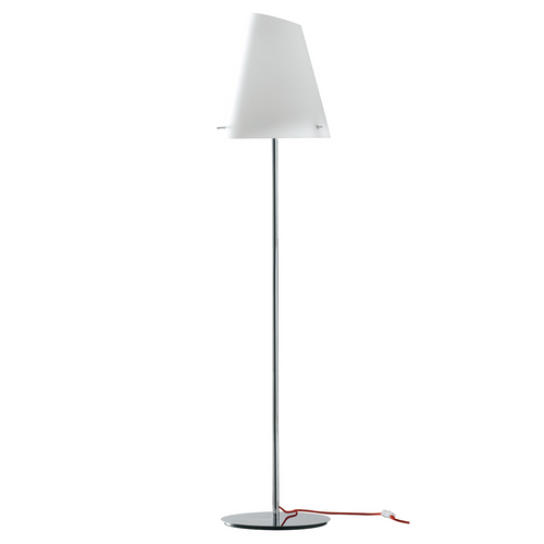Piantana , disponibile con cavo in tessuto rosso 165X31 CM