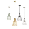 Lampadario in vetro cristallo sfaccettato AMBRA 150X23X10CM