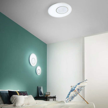 Plafoniera Led in vetro 45X39,2X6 CM