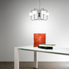 Lampadario a sospensione 5xG9 125X57X28 CM