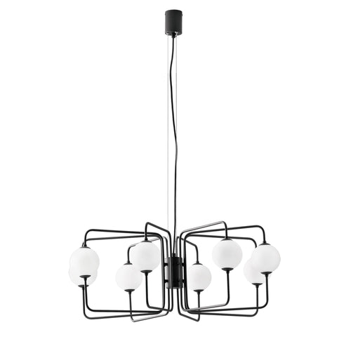 Lampadario a sospensione 8xG9 125X77X28 CM