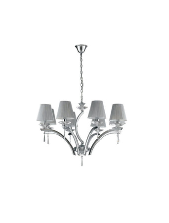 Lampadario a sospensione 8xE14 105X75X50CM