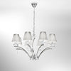 Lampadario a sospensione 8xE14 105X75X50CM