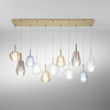 Lampadario MARRONE 38X16 CM