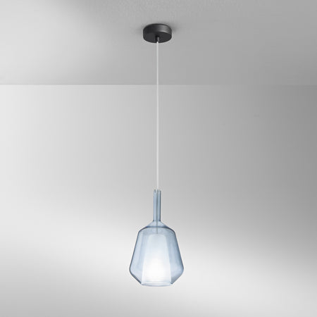 Lampadario a Sospensione Blu 31X18CM