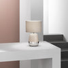 La lampada da tavolo design contemporaneo Rosa 22X45cm