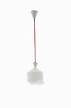 Lampadario a sospensione Rosso 120X20X26 cm.
