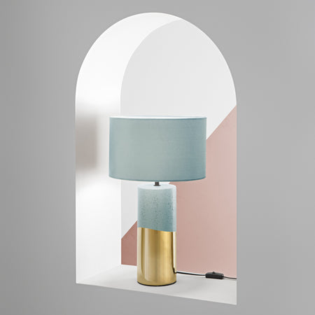 La lampada da tavolo design contemporaneo Verde 33X55cm