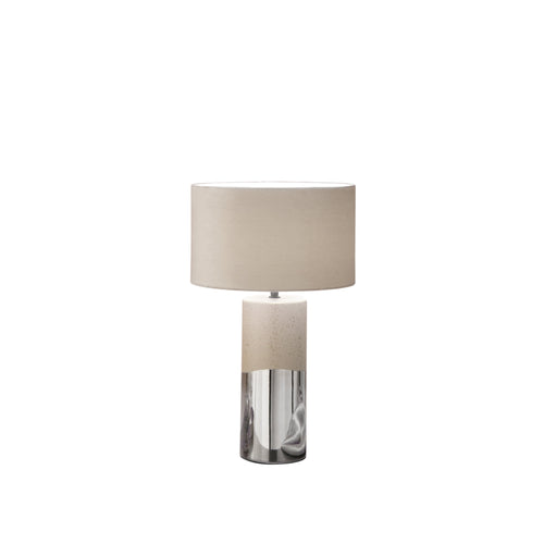 La lampada da tavolo design contemporaneo Rosa 33X55cm