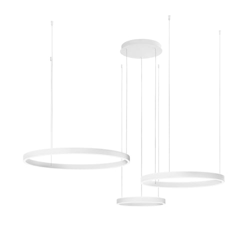 Lampadario a sospensione Bianco 120X150X32 cm