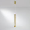 Lampadario Tubolare in Vetro Led 3000K Ambra