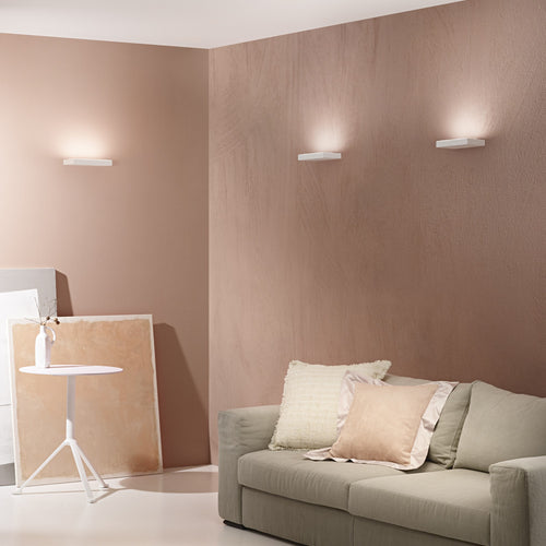 Applique Led in metallo con potenza selezionabile cct Bianco 24x15x3,5cm