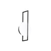 Applique Led in metallo e acrilico 12W cct 34,5X10Cm