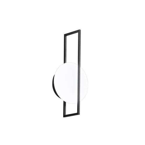 Applique Led in metallo e acrilico 12W cct 34,5X10Cm