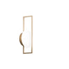 Applique Led in metallo e acrilico 12W cct 34,5X10Cm