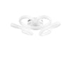 Plafoniera Led Struttura in metallo con diffusore in acrilico 75X14CM