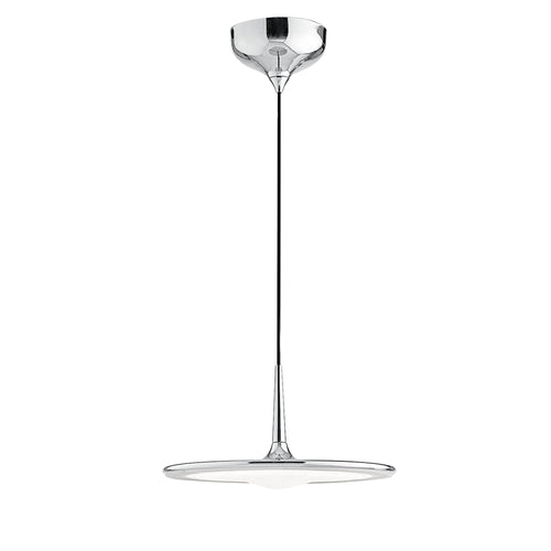 Lampadario a sospensione Led in metallo Cromato 42,2X150X17,9CM