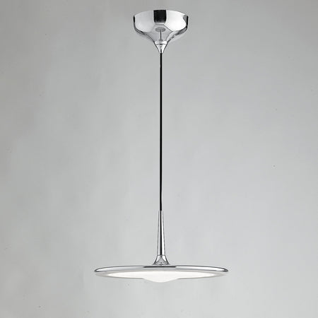 Lampadario a sospensione Led in metallo Cromato 42,2X150X17,9CM
