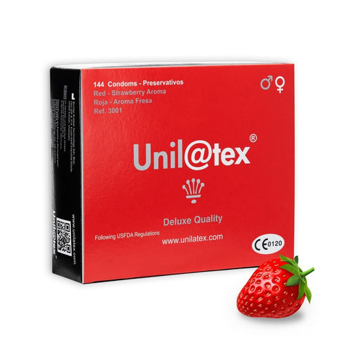 Profilattici Aromatizzati alla Fragola Confezione da 144 pz