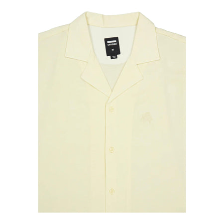 DRDENIM camicia dr denim madi shirt - light yellow embroidery da donna