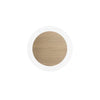 Plafoniera Rotonda Nero, struttura in metallo e diffusore in acrilico Bianco/Effetto Legno cct 40X4,2 CM