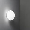 Plafoniera da bagno bianca in metallo e vetro IP44 23,5X16,5X15,5 cm