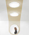 Plafoniera Led bianca con funzione cct e RGB 35W 40x40 cm.