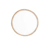Plafoniera Led in metallo Effetto Legno 22W con interruttore cct 38X8,3CM
