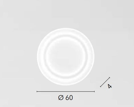 Plafoniera Led con interruttore cct per la personalizzazione della temperatura colore Bianca 56W 8800Lm 60X60X4Cm