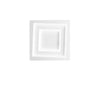 Applique Led Bianco con interruttore cct 26X26X5CM